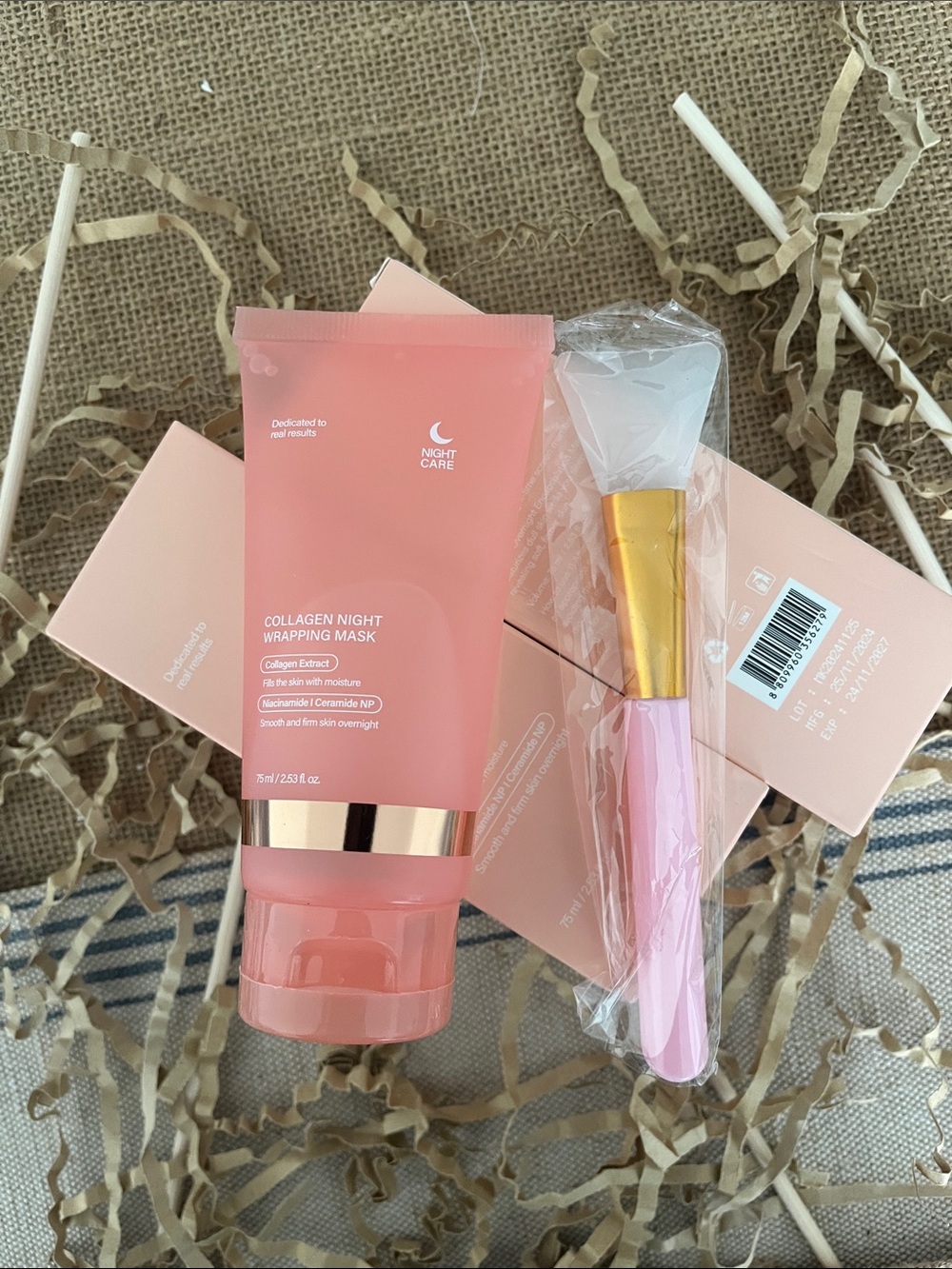 Collagen Night Wrapping Mask - Pink